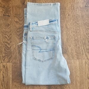 Light Blue Distressed Men's Jeans